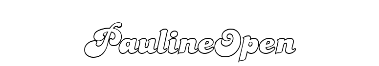 PaulineOpen font preview