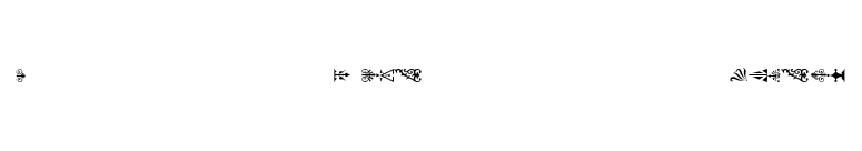 PC Ornaments font preview