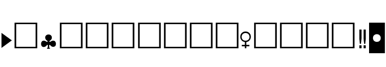 PcEncodingLowerSH font preview