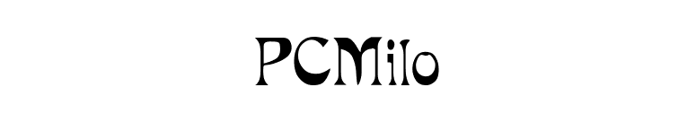 PCMilo font preview