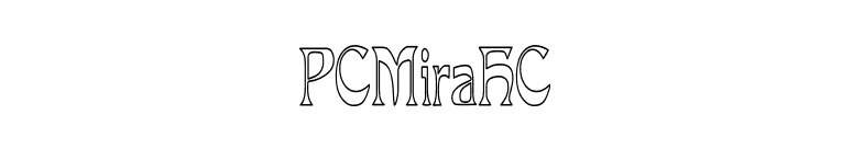 PCMiraHC font preview