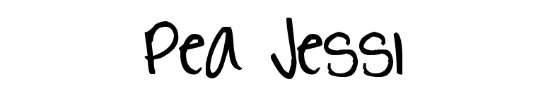 Pea Jessi font preview