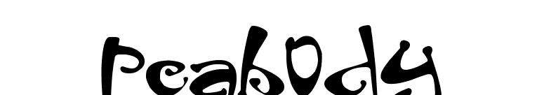 Peabody font preview
