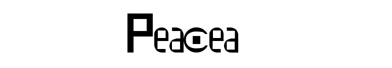 Peace1 font preview