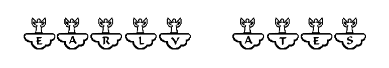Pearly Gates font preview