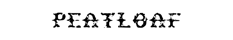Peatloaf font preview