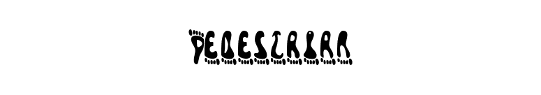 Pedestrian font preview