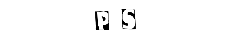 Peep Show font preview