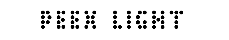 Peex Light font preview
