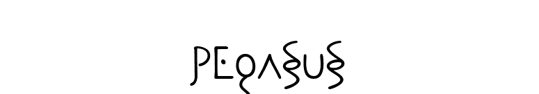 Pegasus font preview
