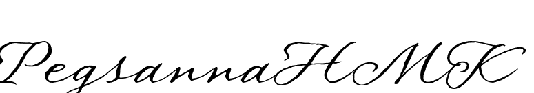 PegsannaHMK font preview