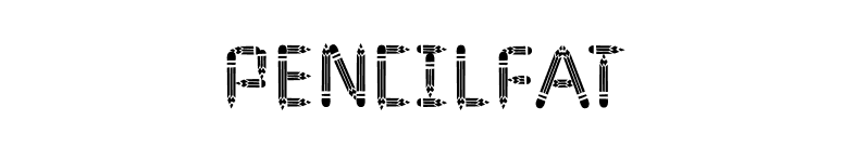 PencilFat font preview
