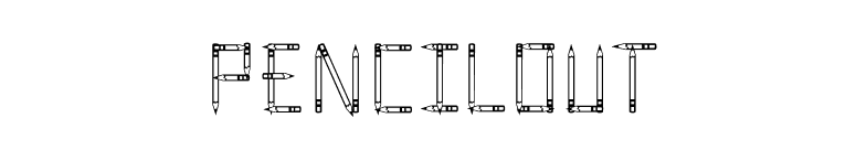PencilOut font preview