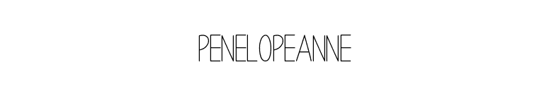 PenelopeAnne font preview