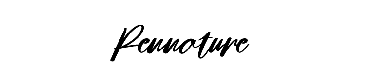 Pennature font preview