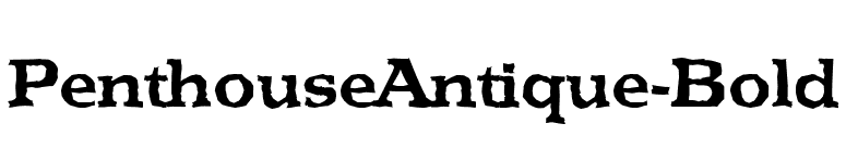 PenthouseAntique-Bold font preview