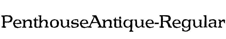 PenthouseAntique-Regular font preview