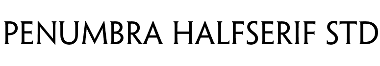 Penumbra HalfSerif Std font preview