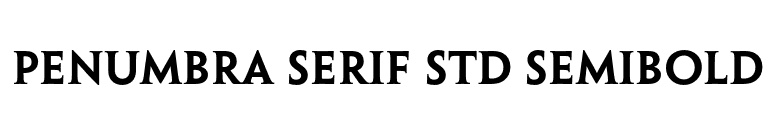 Penumbra Serif Std Semibold font preview