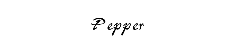 Pepper font preview