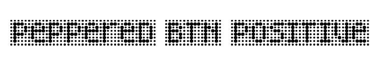 Peppered BTN Positive font preview