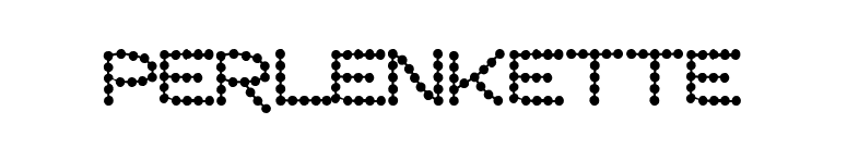 Perlenkette font preview