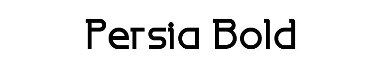 Persia Bold font preview