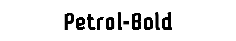 Petrol-Bold font preview