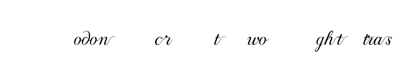 PF BodoniScript Two LightXtras font preview