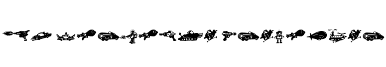 PF Cosmonut Astrobats font preview