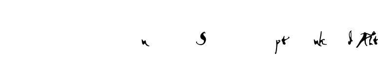 PF DaVinci Script Inked Alt font preview