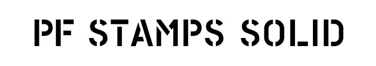 PF Stamps Solid font preview