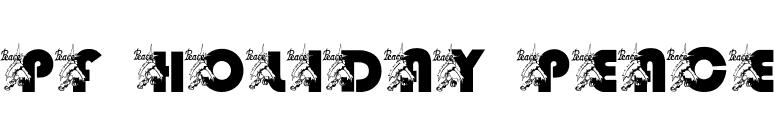 pf_holiday_peace font preview