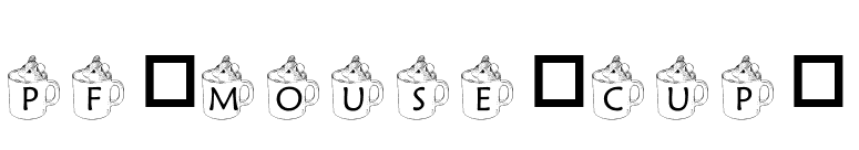 pf_mouse_cup1 font preview