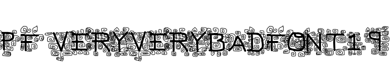 pf_veryverybadfont19 font preview
