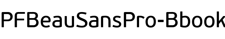 PFBeauSansPro-Bbook font preview
