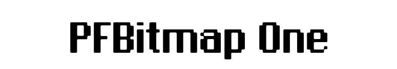 PFBitmap One font preview
