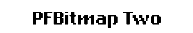 PFBitmap Two font preview