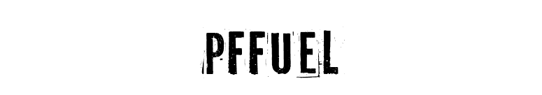 PFFuel font preview