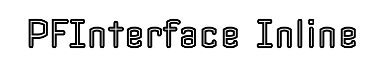 PFInterface Inline font preview