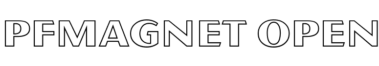 PFMagnet Open font preview
