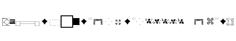 PFOrnmTreasures3-Layer2 font preview