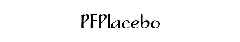 PFPlacebo font preview