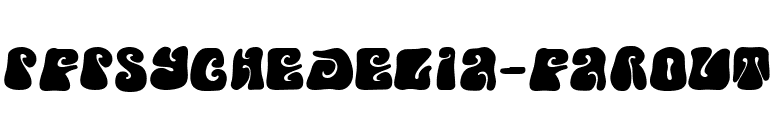 PFPsychedelia-Farout font preview