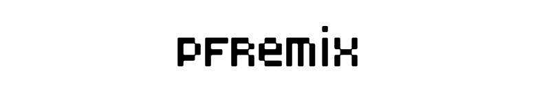 PFRemix font preview
