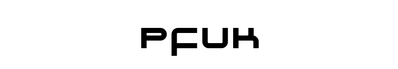 Pfuk font preview