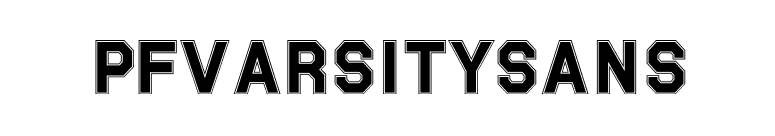 PFVarsitySans font preview