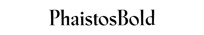 PhaistosBold font preview
