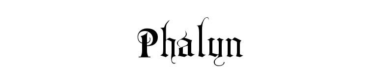 Phalyn font preview
