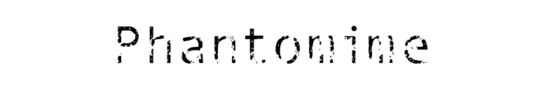 Phantomime font preview
